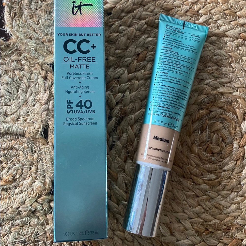 IT cosmetics CC cream in medium. New!